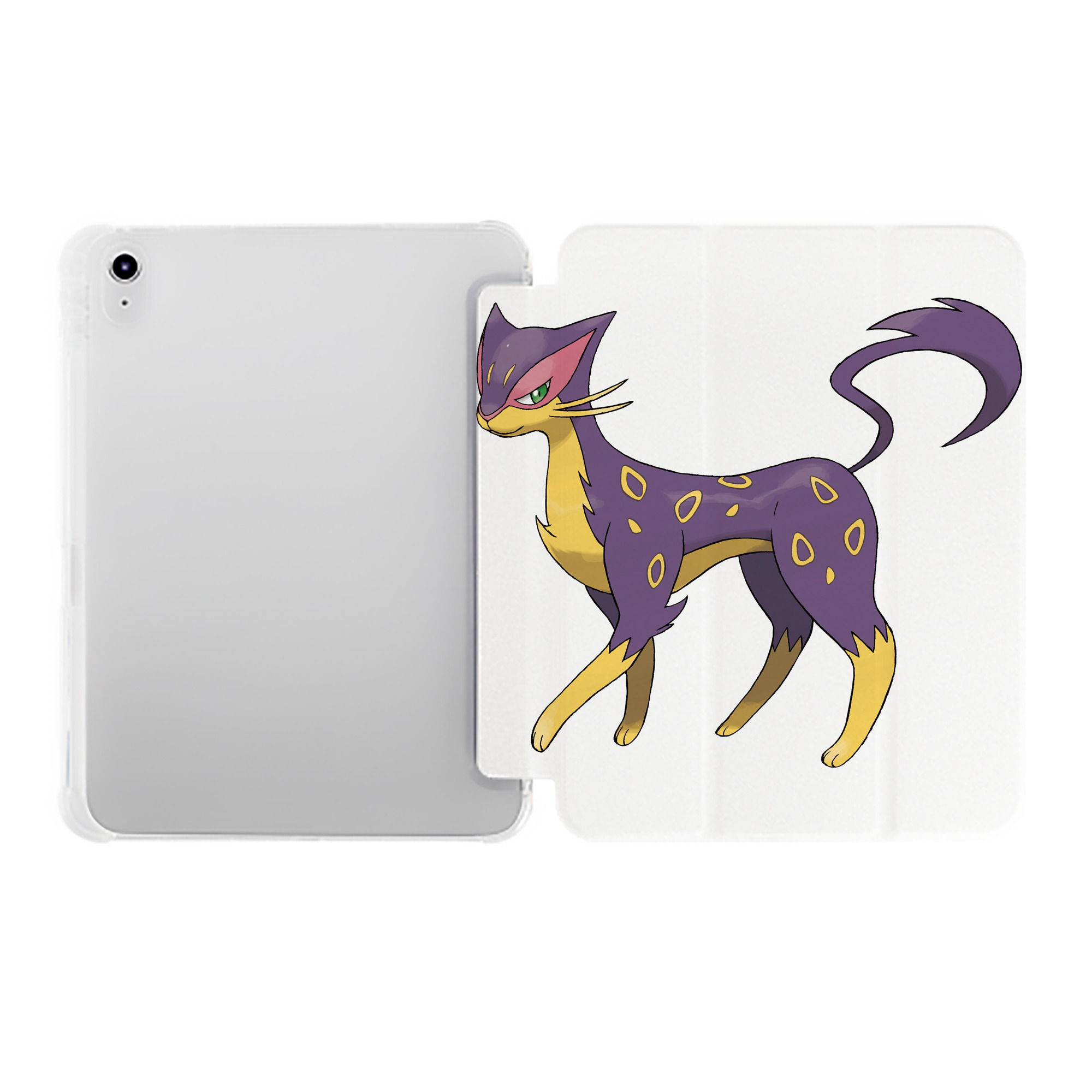 （画像用） ポケットモンスター Pokémon IPad ケース ペン収納付き 三つ折りスタンド PUレザー×シリコン 対応機種9.5/10.5/10.9インチ